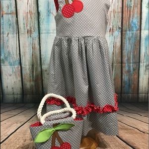 🔥Final Markdown Girls dress with matching purse.